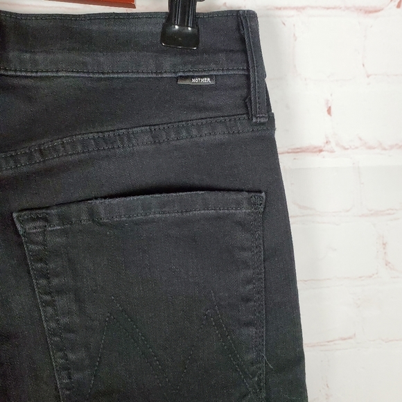 NEW Mother The Pixie Dazzler Ankle Fray Not Guilty Exposed Button Jeans Size 31 - Picture 10 of 16